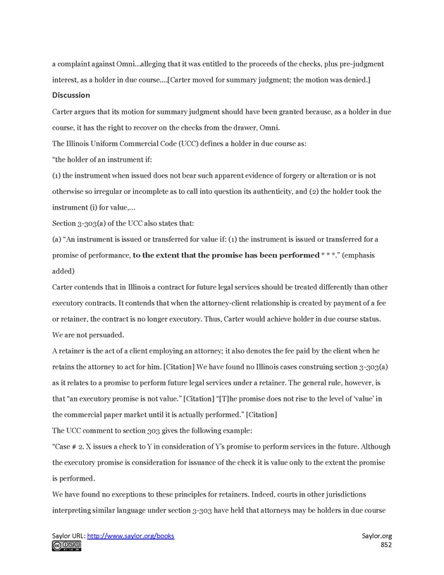 Business Law and the Legal Environment - Page 852